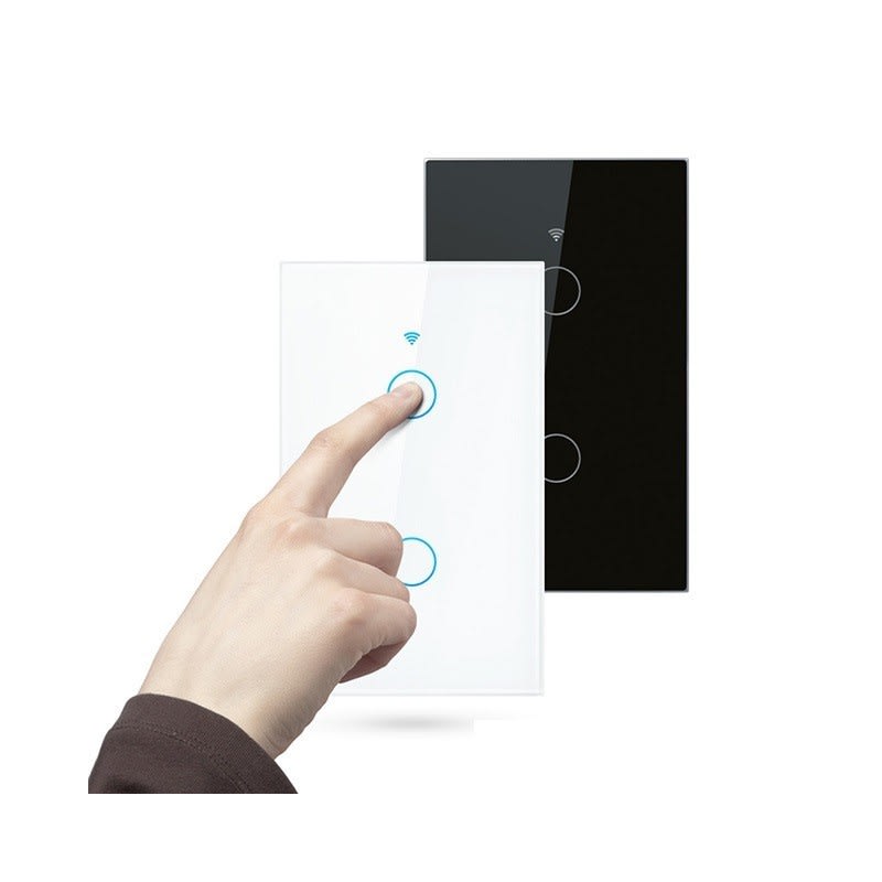 Smart Switch 2 Canales Negro Para Alarma G90 Plus - Imagen 5