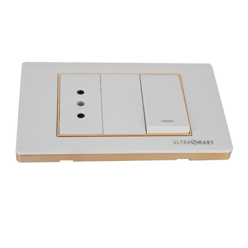 Tomacorriente 10A Simple + Interruptor 9/12 Doble Advantage - Imagen 2
