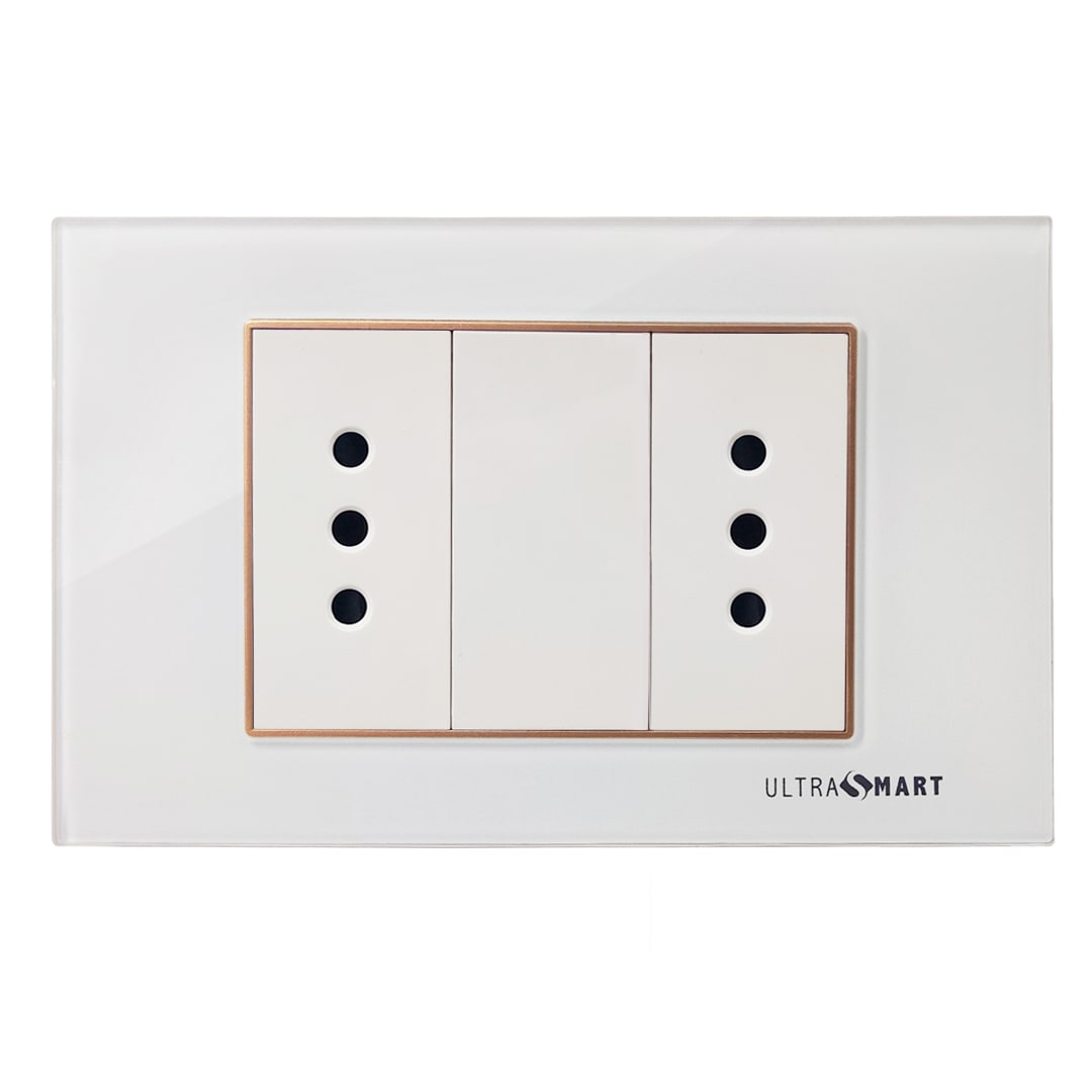 Tomacorriente Doble 10A Linea Crystal Advantage