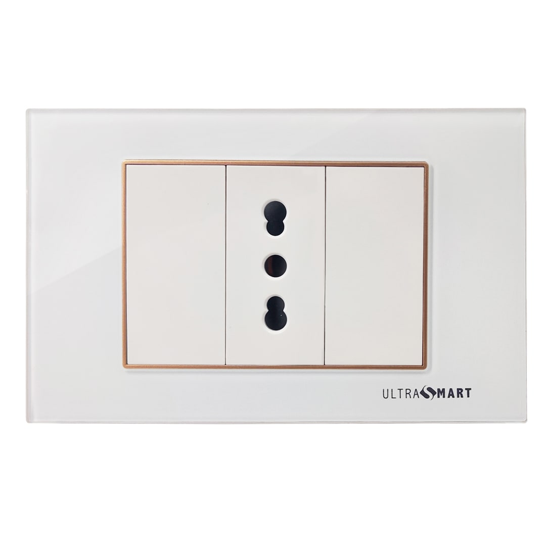 Tomacorriente Simple 10 -16A/250V Linea Crystal Advantage