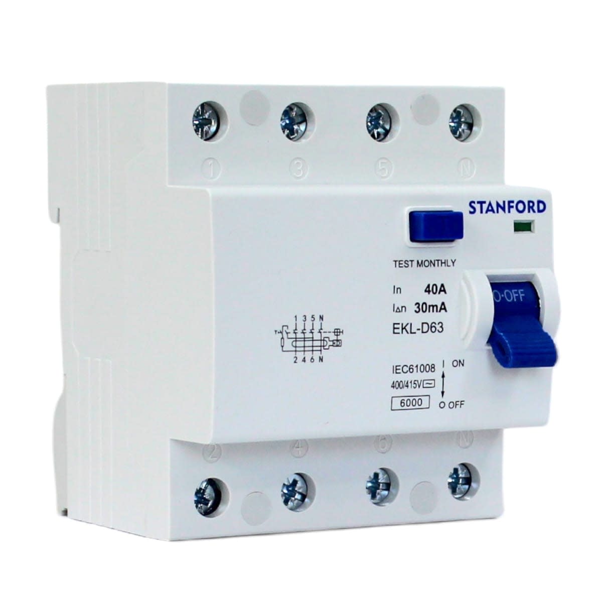 Interruptor Diferencial 4x40A 30mA STANFORD