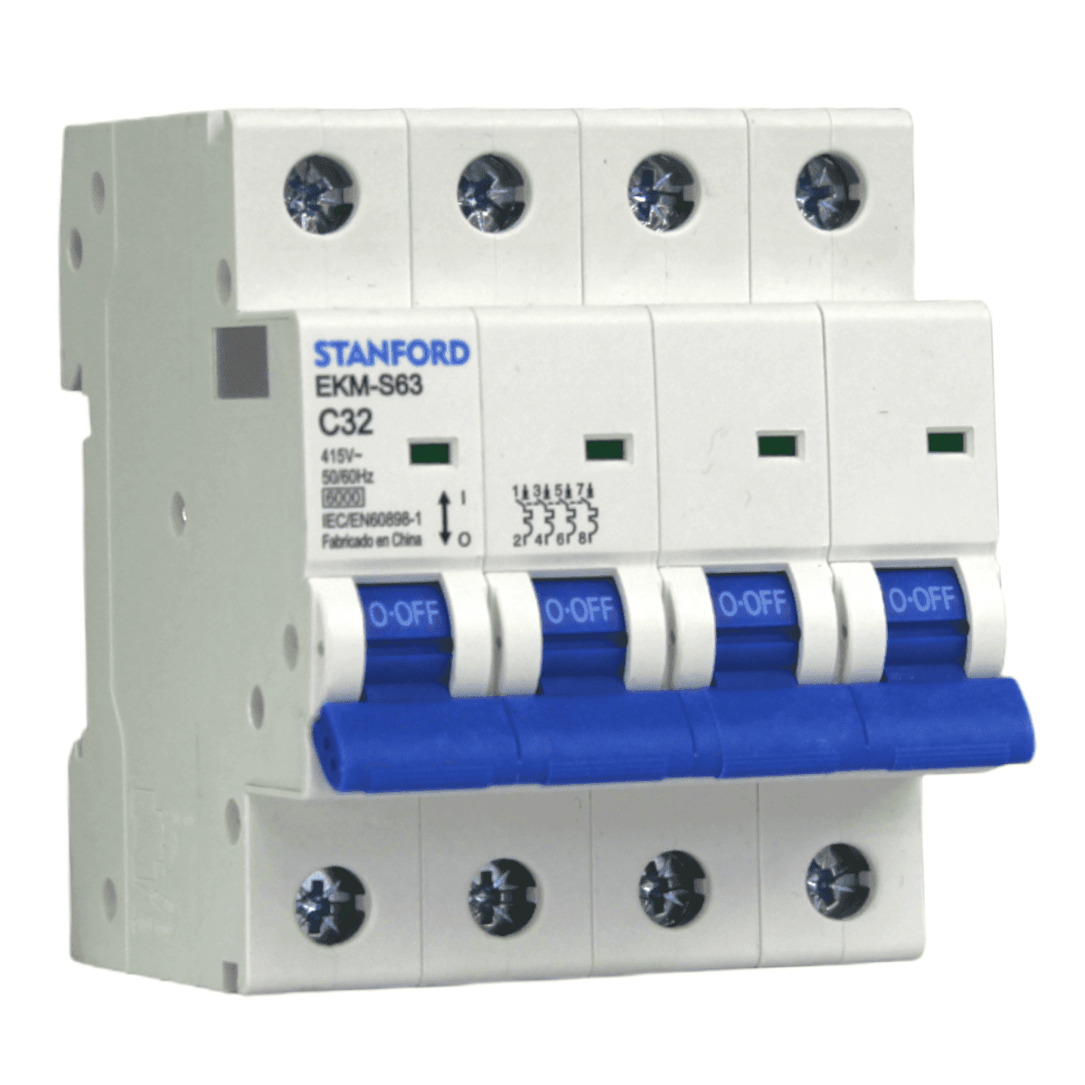 Interruptor Automático 4x32A 6KA Curva C STANFORD