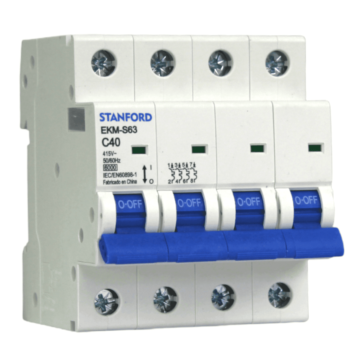 Interruptor Automático 4x40A 6KA Curva C STANFORD