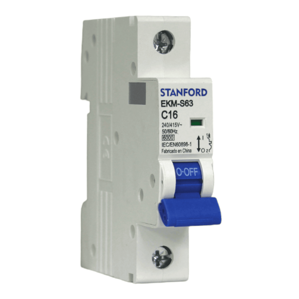 Interruptor Automático 1x16A 6KA Curva C STANFORD