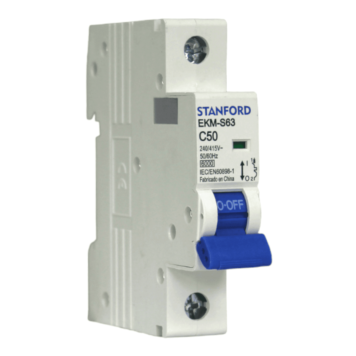 Interruptor Automático 1x50A 6KA Curva C STANFORD