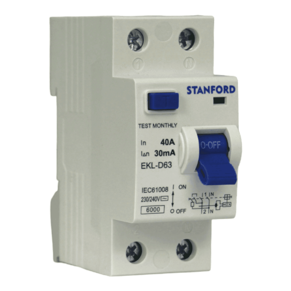 Interruptor Diferencial 2x40A 30mA STANFORD
