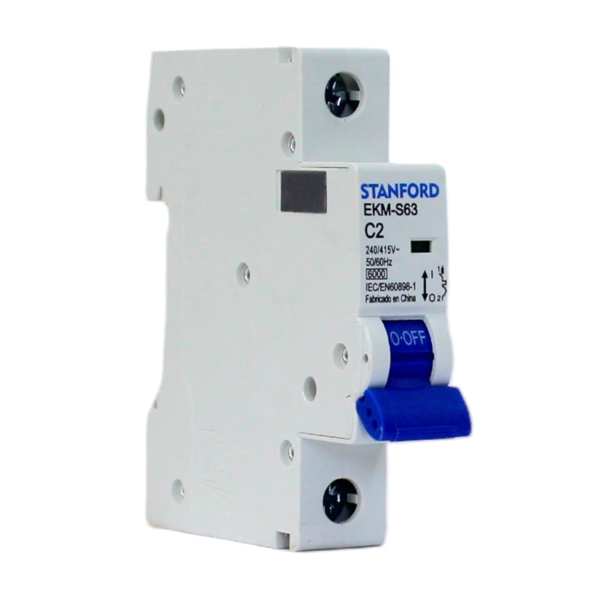 Interruptor Automático 1x2A 6KA Curva C STANFORD