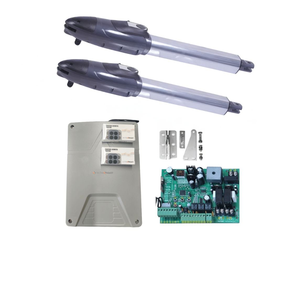 Kit 2 Brazo Motor Batiente Condominio Uso Intenso 350KG 3.5MT