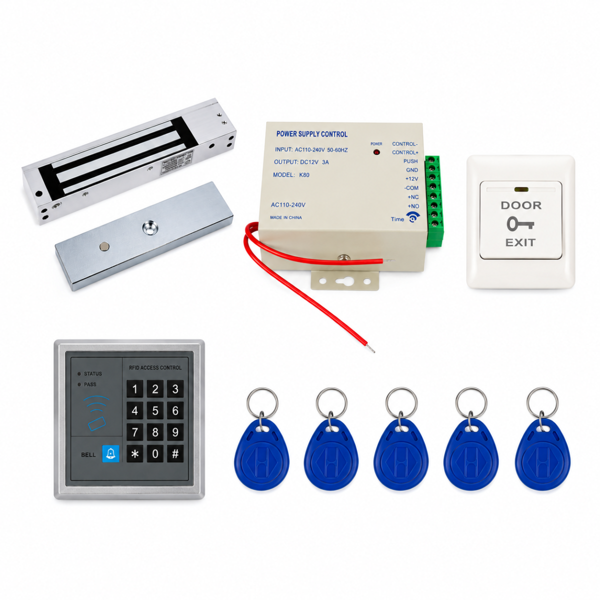 Kit Control de Acceso con Cerradura 180KG P1