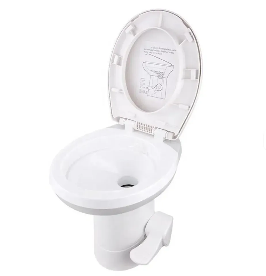 Wc Camper Casa Rodante Baño a Pedal Descarga por Gravedad