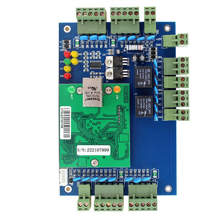 Controladora de Acceso IP para 2 Puertas ACB-002 – 4 Lectores Wiegand
