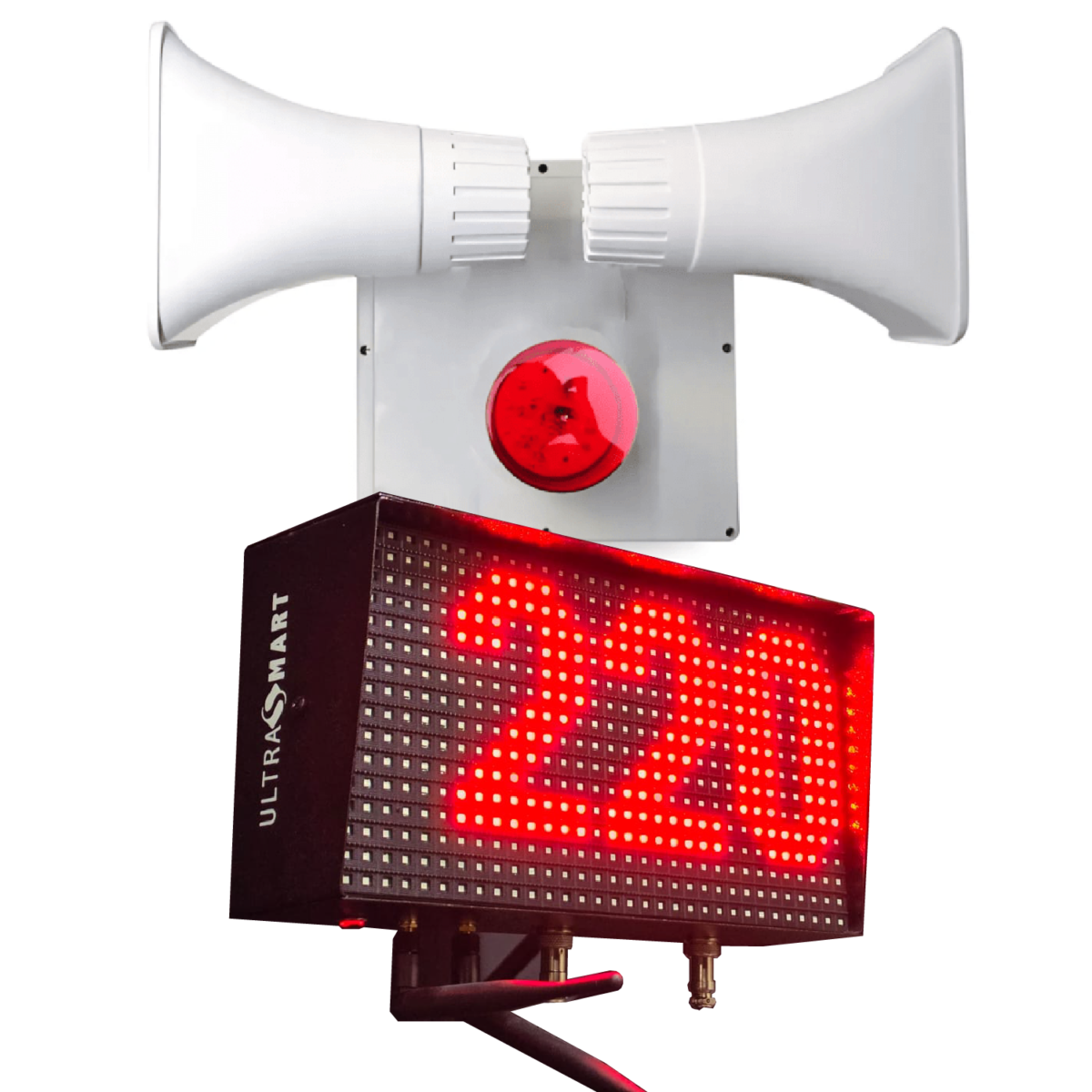 Alarma Comunitaria Ultrasmart SOS con Visor, RF y Sirena de 60W